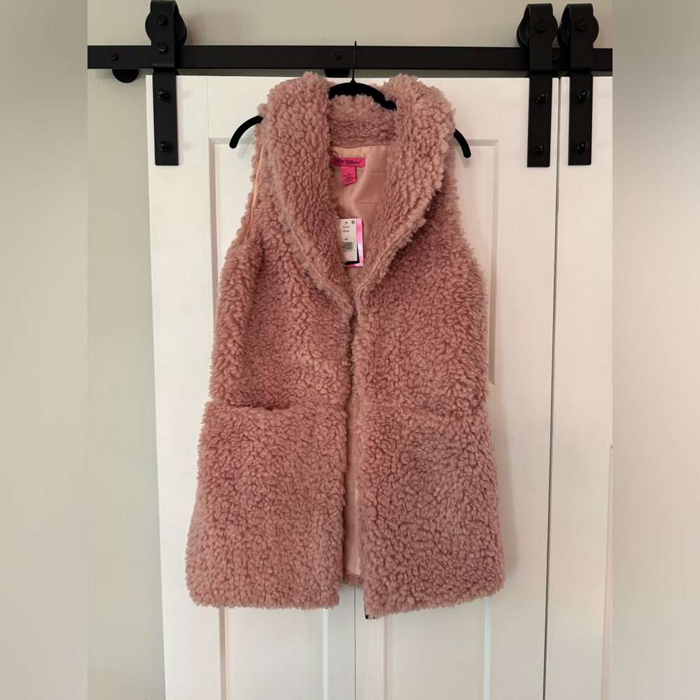 Faux Sherpa Tunic Vest